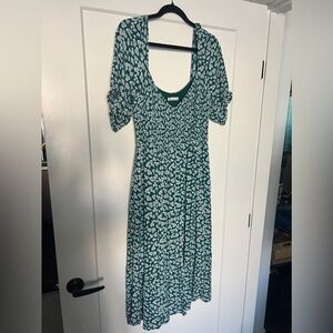 Abercrombie midi dress with leg slit